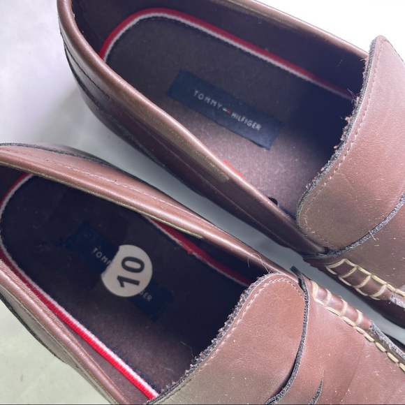 Tommy Hilfiger Men's Kenny Loafer Brown Shoes - Picture 3 of 8